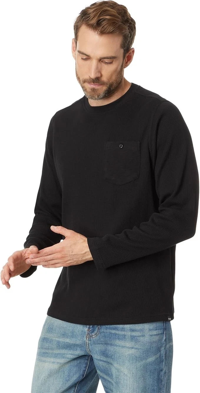 Hurley Men's Size L - Felton Thermal Crew Neck Long Sleeve Crew
