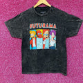 Futurama Fry, Leela, Zoidberg, and Prof Farnsworth Tshirt size large