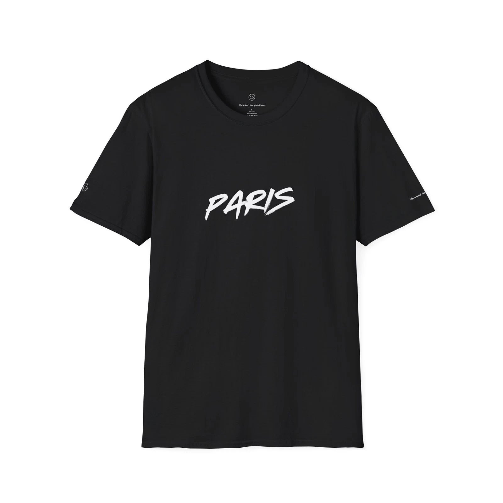 PARIS T-Shirt Minimalist Luxury Travel Tee Unisex Streetwear Casual Shirt