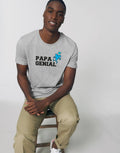 Men's Short Sleeve T-Shirt Gray, DAD AWESOME
