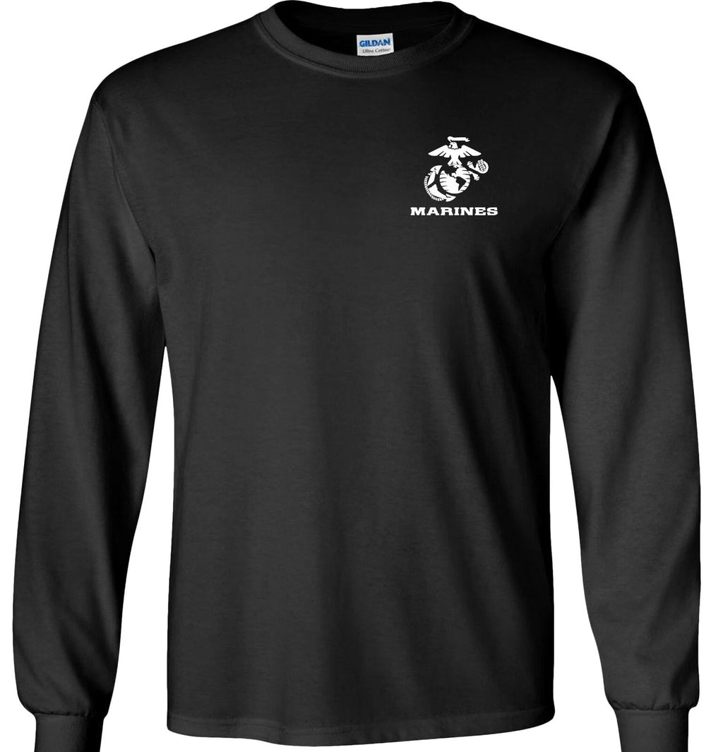 EGA Crest USMC Marines Long Sleeve Shirt