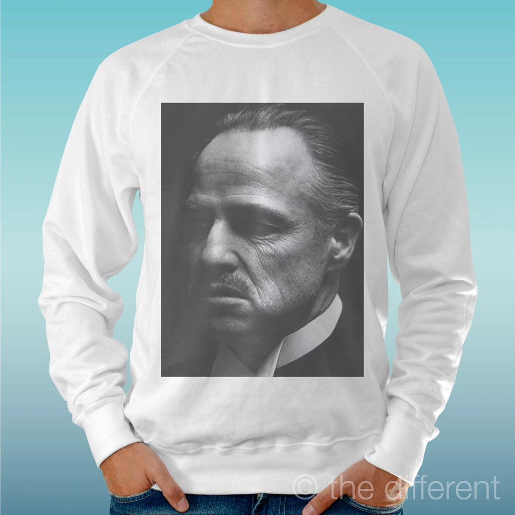 Lightweight Men's Sweater White "Marlon Brando The Godfather"