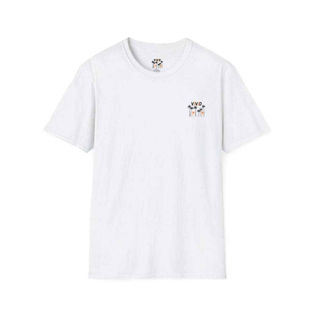Vivid Summer T-Shirt, Beachwear Style Gift Tee, Unisex Softstyle Top