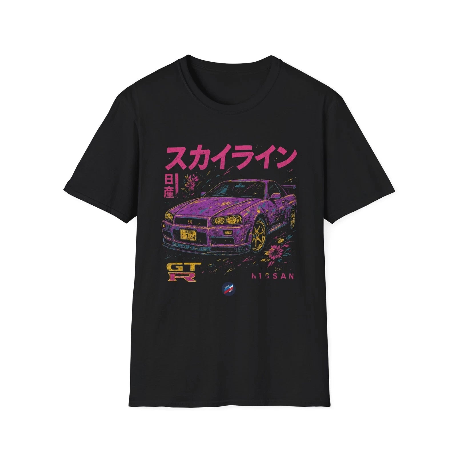R34 Skyline GT-R Shirt – Retro Japanese JDM Style Tee Drift Art
