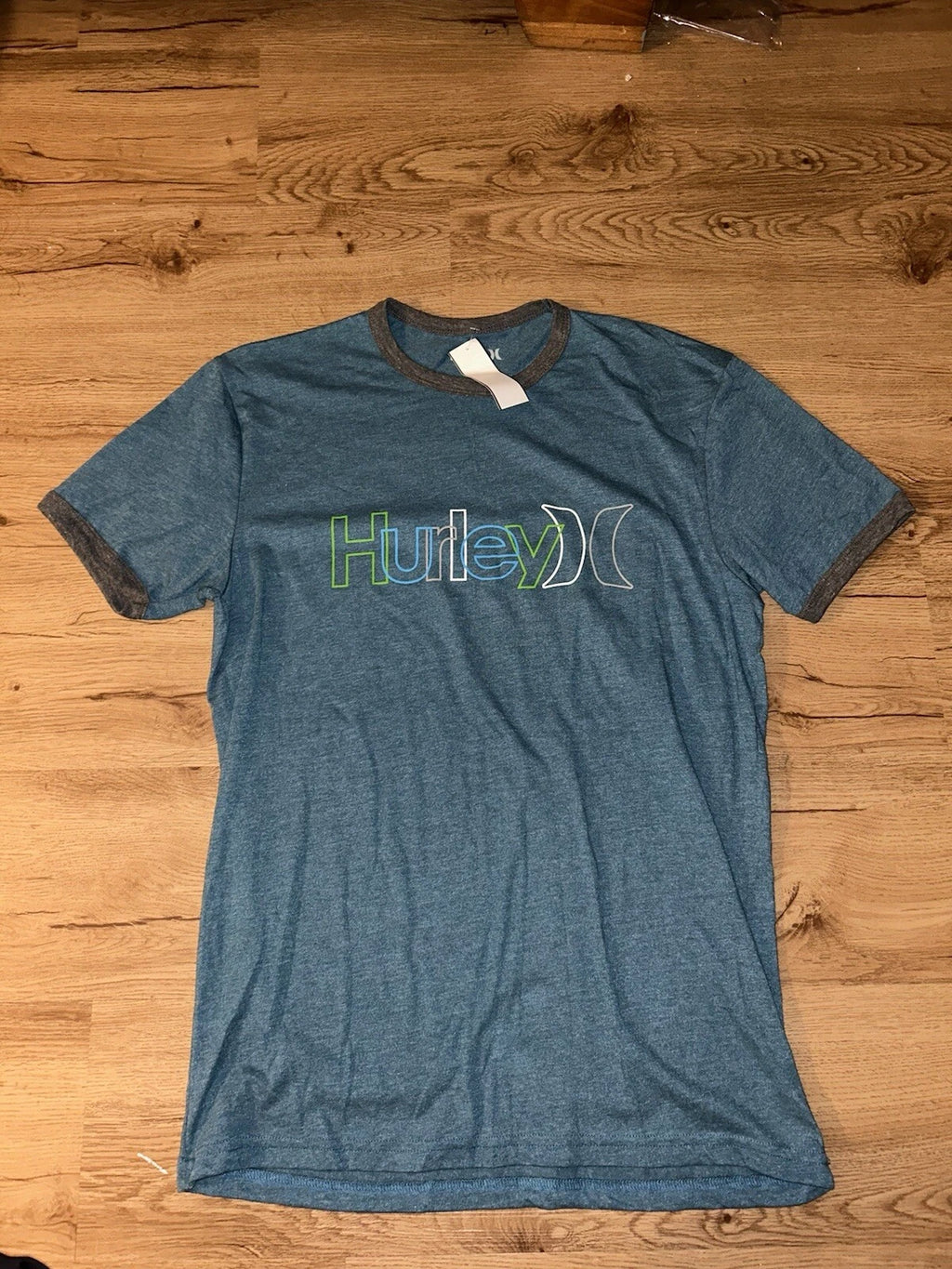 HURLEY MENS NOVELTY COTTON SHORT SLEEVE T SHIRT SIZE MEDIUM NWT