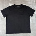 American Giant Premium Slub V-Neck Tee T-Shirt Mens 2XL Black $65 USA New NWOT