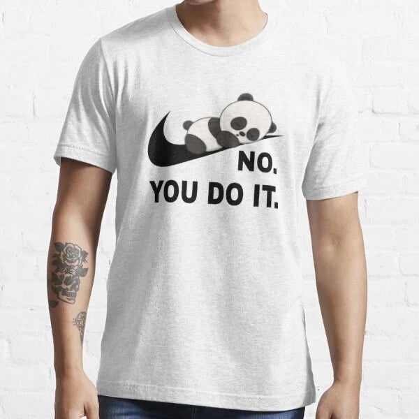 lazy panda no you do it Christmas birthday halloween funny gift t shirt