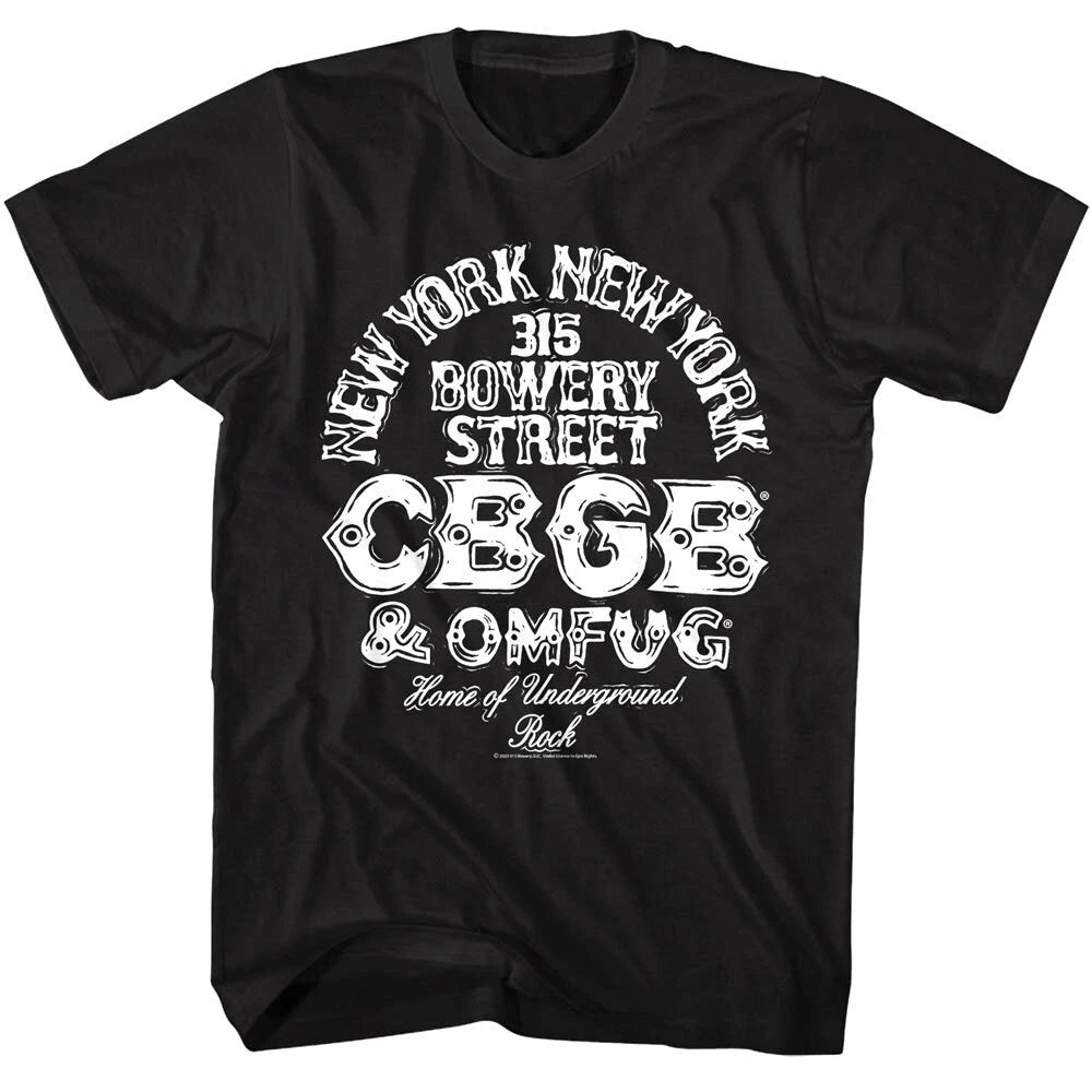 CBGB OMFUG New York Address Men's T Shirt