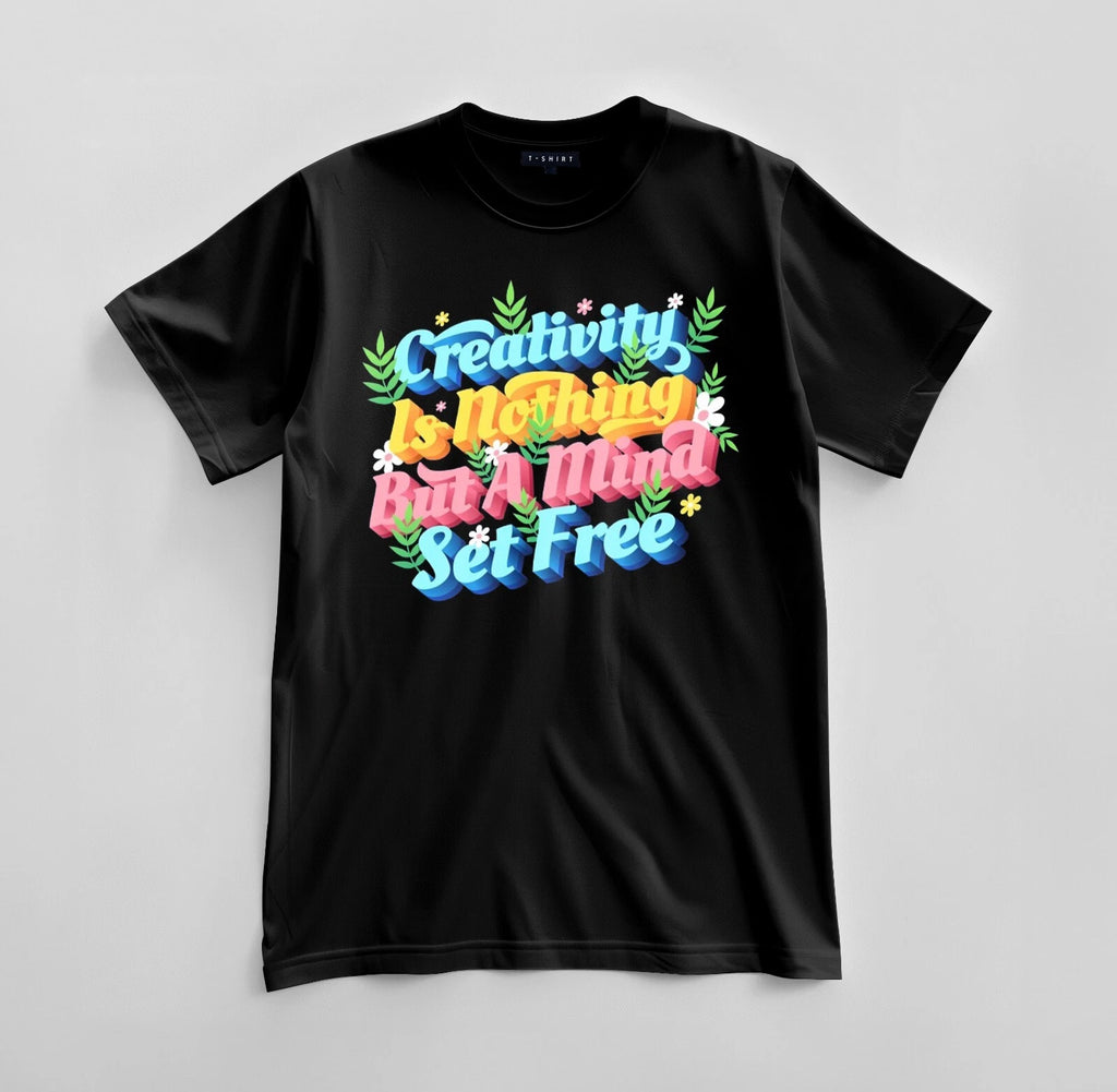 Custom Creativity Is Nothing T-shirt Design Unisex Jersey Short Sleeve Tee