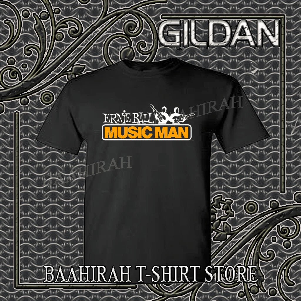 New Ernie Ball Music Man Guitar Symbol Logo American Funny T-Shirt Size S to 5XL