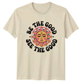 Be The Good See The Good Retro Sun Boho Vintage Graphic T-Shirt -a