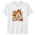 Cute Little Bunny In Easter Womens T-Shirt Rabbit Cottage Easter Gift For Her