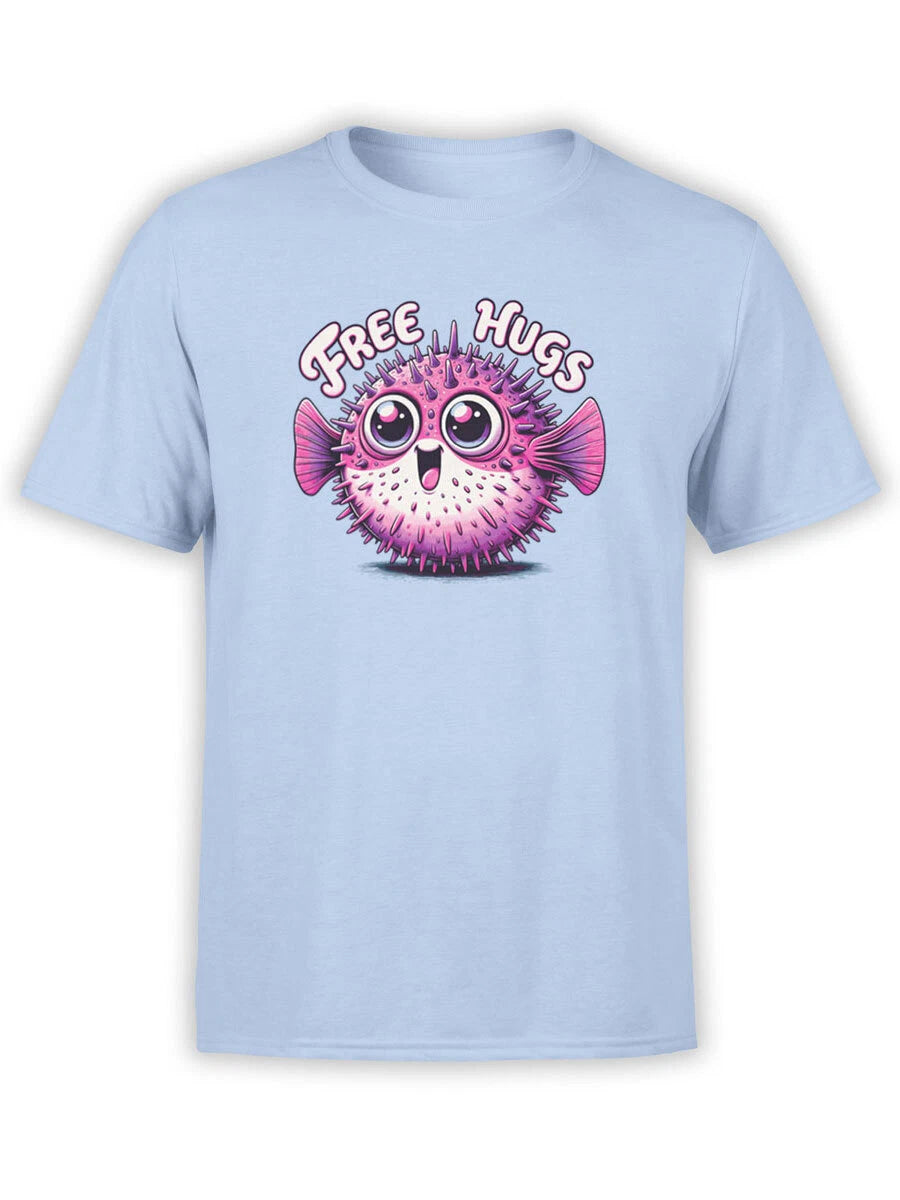 FANTUCCI Unisex T-Shirts | Free Fugu Hugs T-Shirt | 100% Cotton