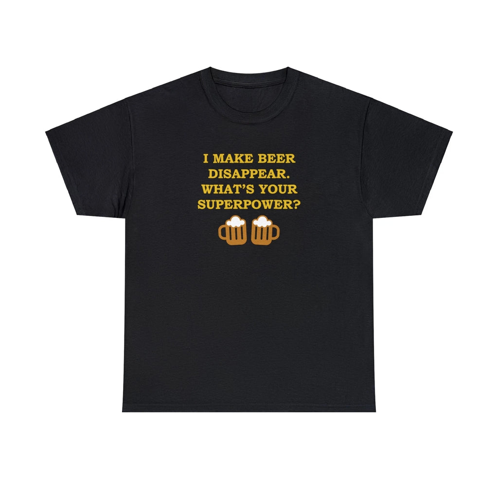 Funny Beer Shirt Men's Unisex Cotton T Shirt Gift for Dad, Father's Day