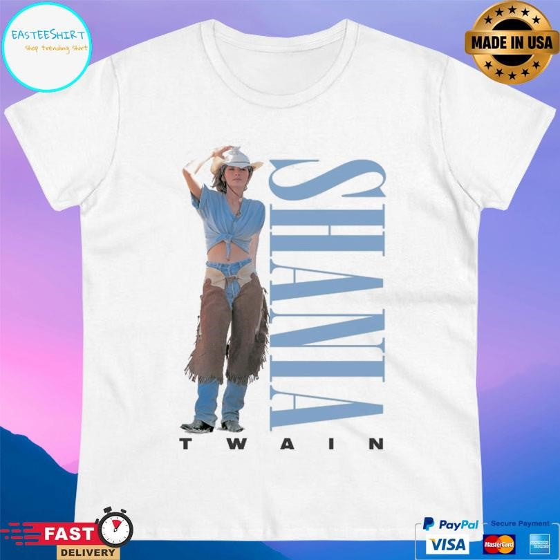 Shania Twain Let’s Go Girls Vintage White Shirt