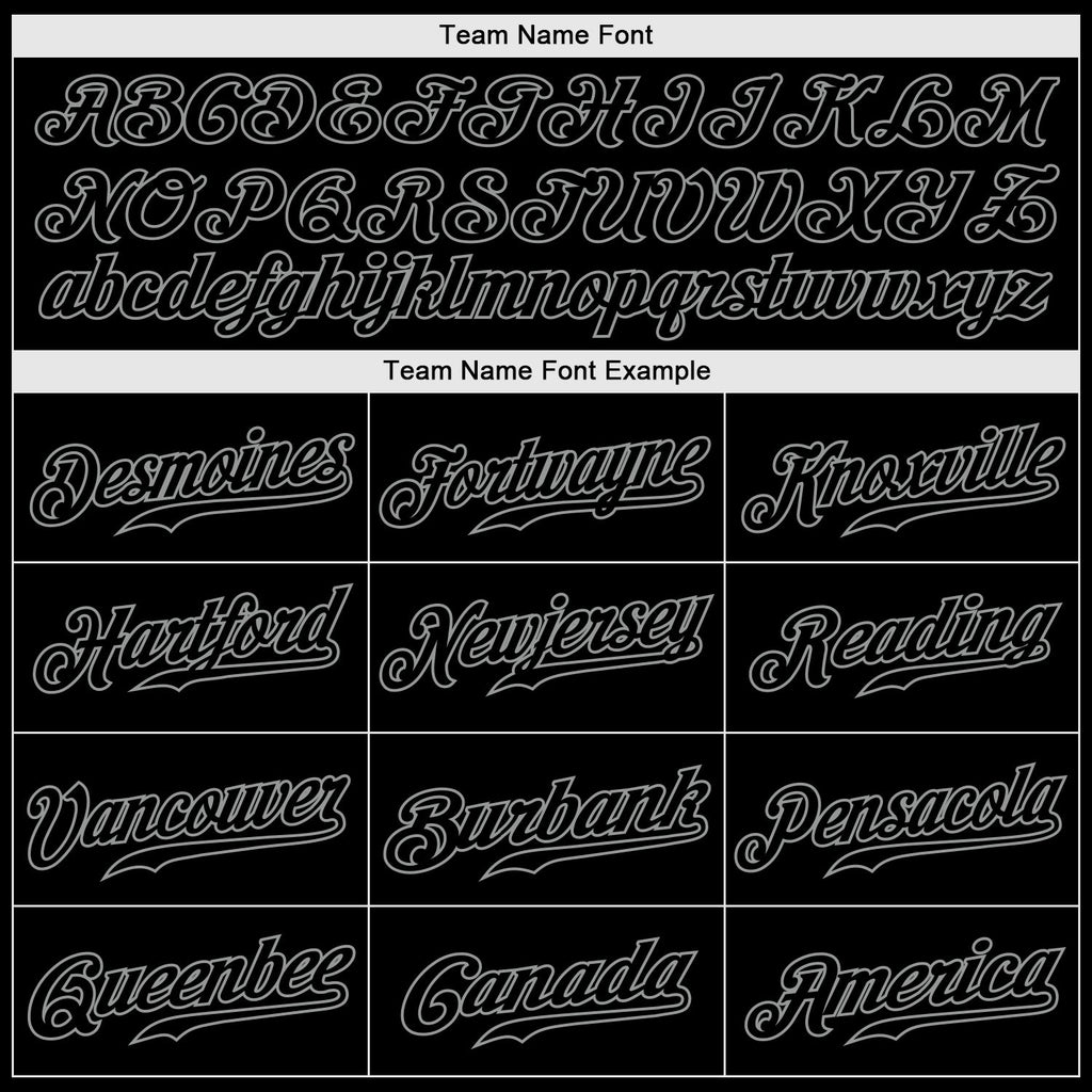 Custom Black Snakeskin Black-Gray 3D Pattern Design Authentic Baseball Jersey