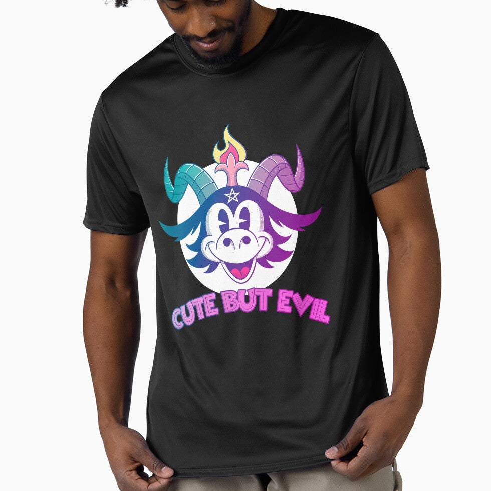 Blackcraft Pastel Goth Baphomet Cute but Evil pink by AlteregoShop