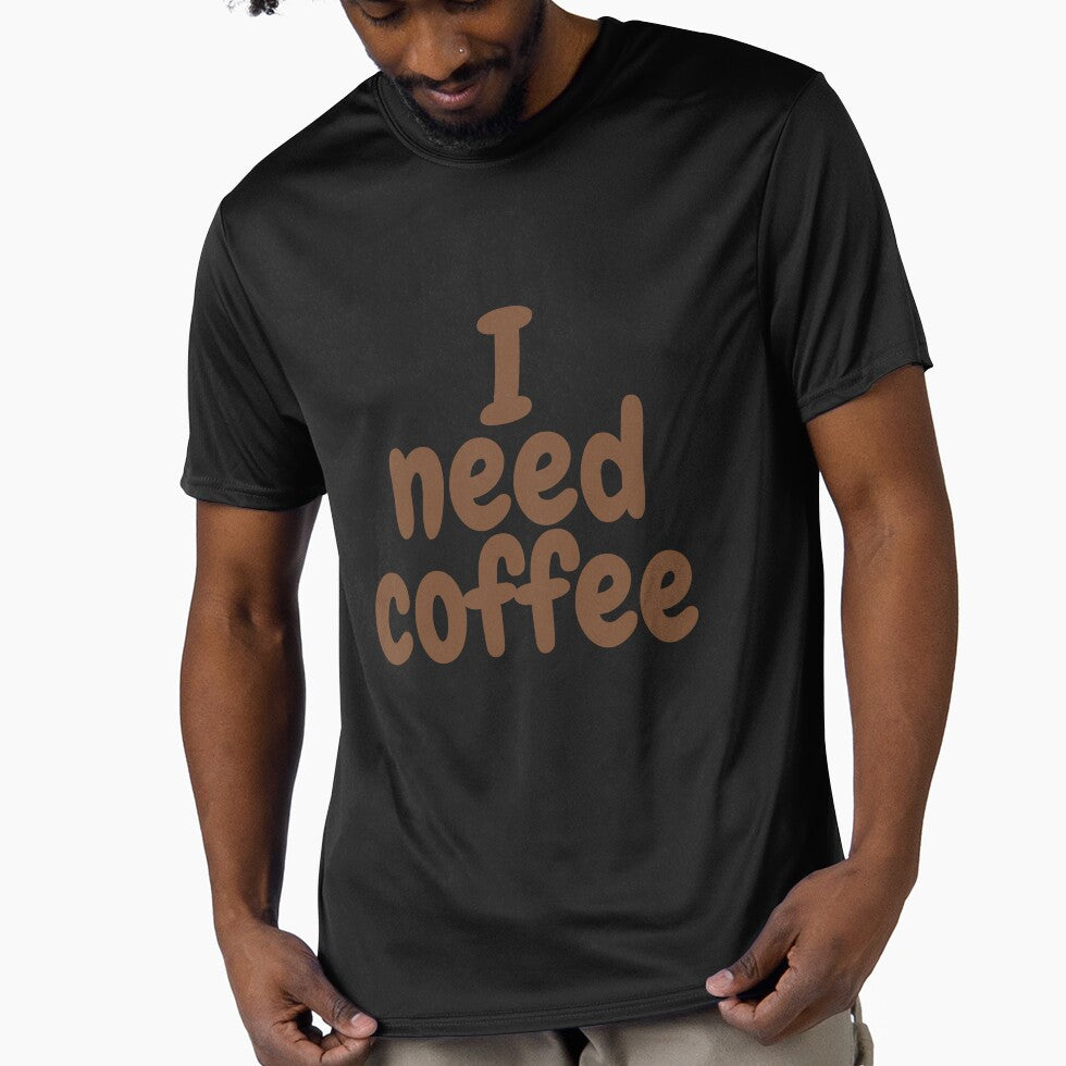I Need Coffee – Bold Typography Design for Coffee Enthusiasts by Unlimited-Style