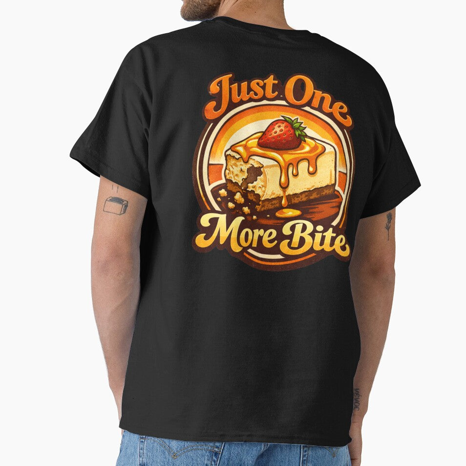 Just One More Bite – Funny Food Lover Snack Humor Design by rushaib