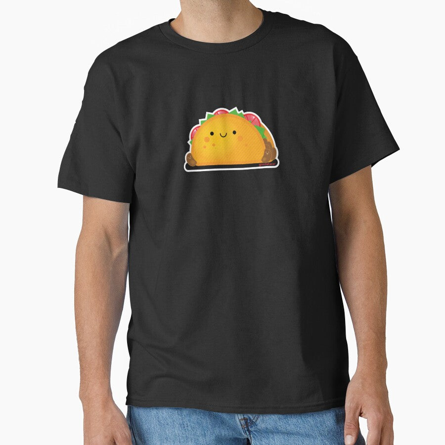 Vegetarian Taco and Smiling Beans Kawaii Taco Time by covetedcove