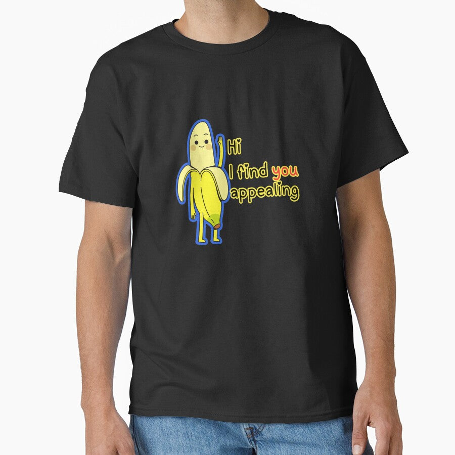 Banana Hi I Find You Appealing Cute Pun Design by The-Melon-Cart