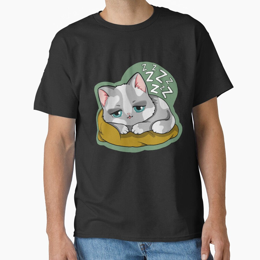 Cute sleepy cat by Pamelarts