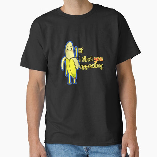 Banana Hi I Find You Appealing Cute Pun Design by The-Melon-Cart