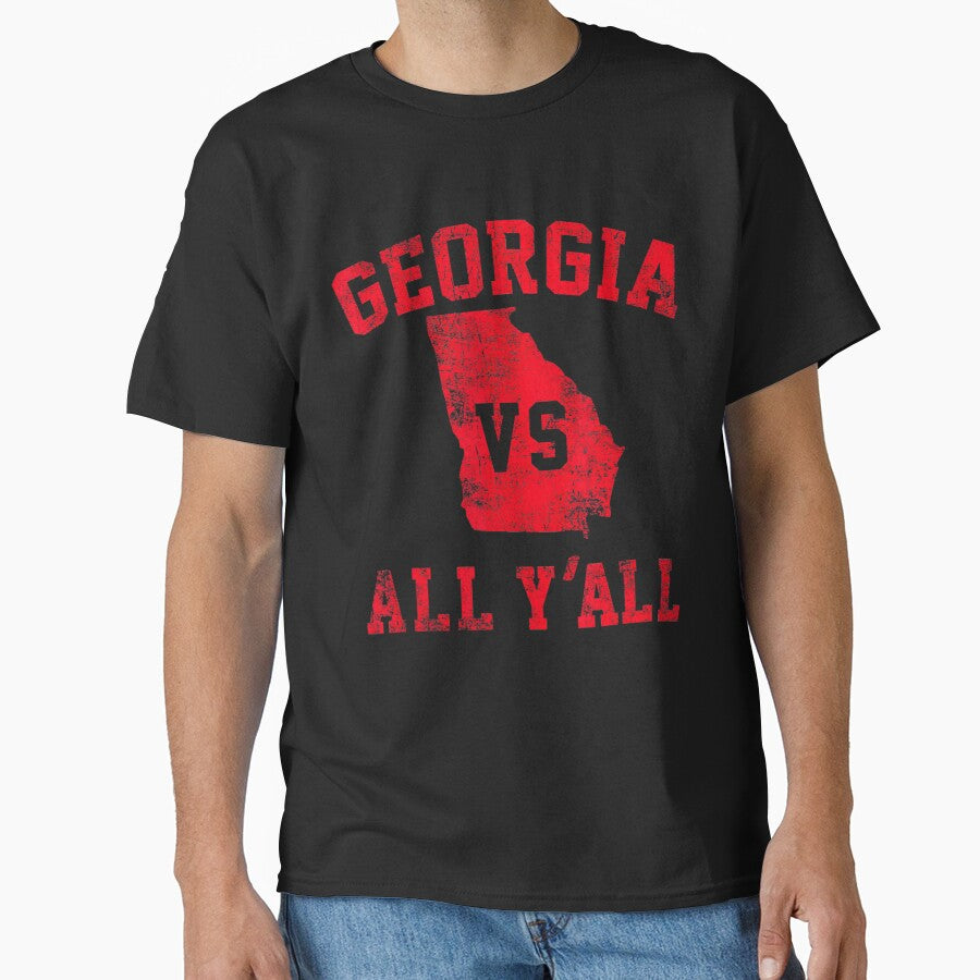 Georgia vs All Yall for Y'All Funny Georgia by SHARON COUNTS