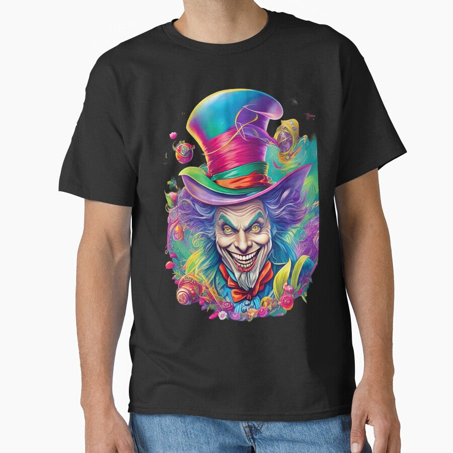 Mad Hatter T shirt, T shirt, Dark Art T shirt, by LLdreams