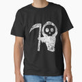 Cute Grim Reaper - White by PsychicCatStore