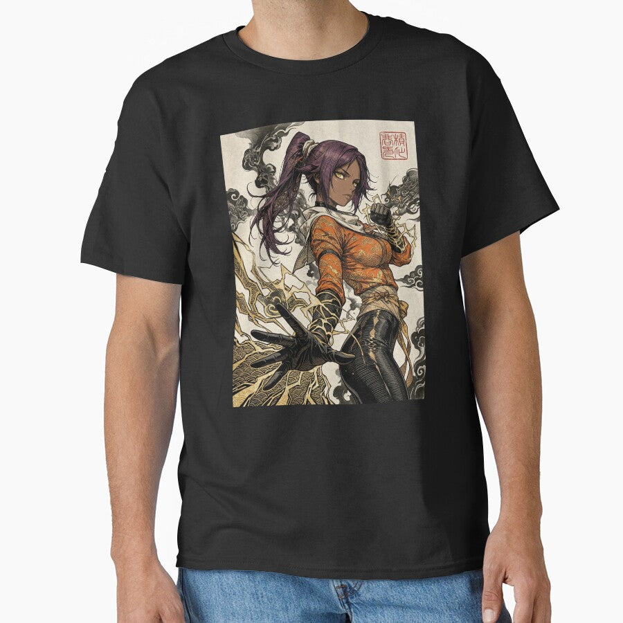 Vintage Style Yoruichi by MadShroomPrints