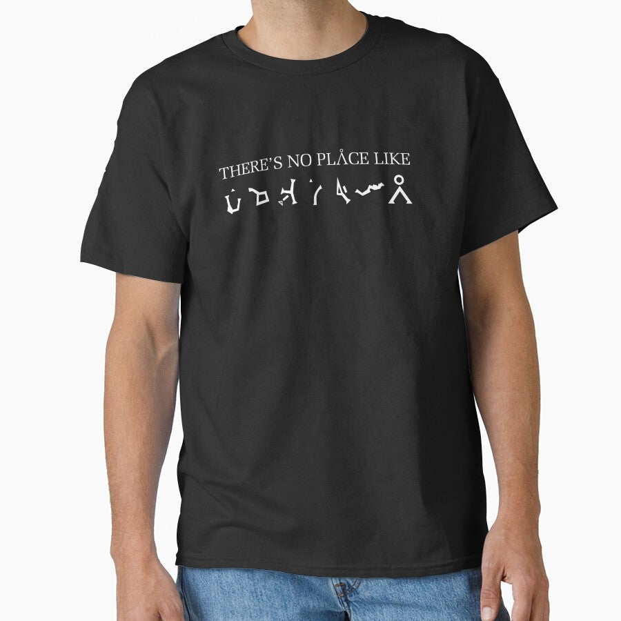 Stargate Place Like Earth White Letters Randompicture Tee (1)
