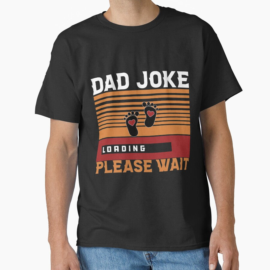 DAD JOKE LOADING PLEASE WAIT | PROGRESS BAR SLOGAN by Printoweb