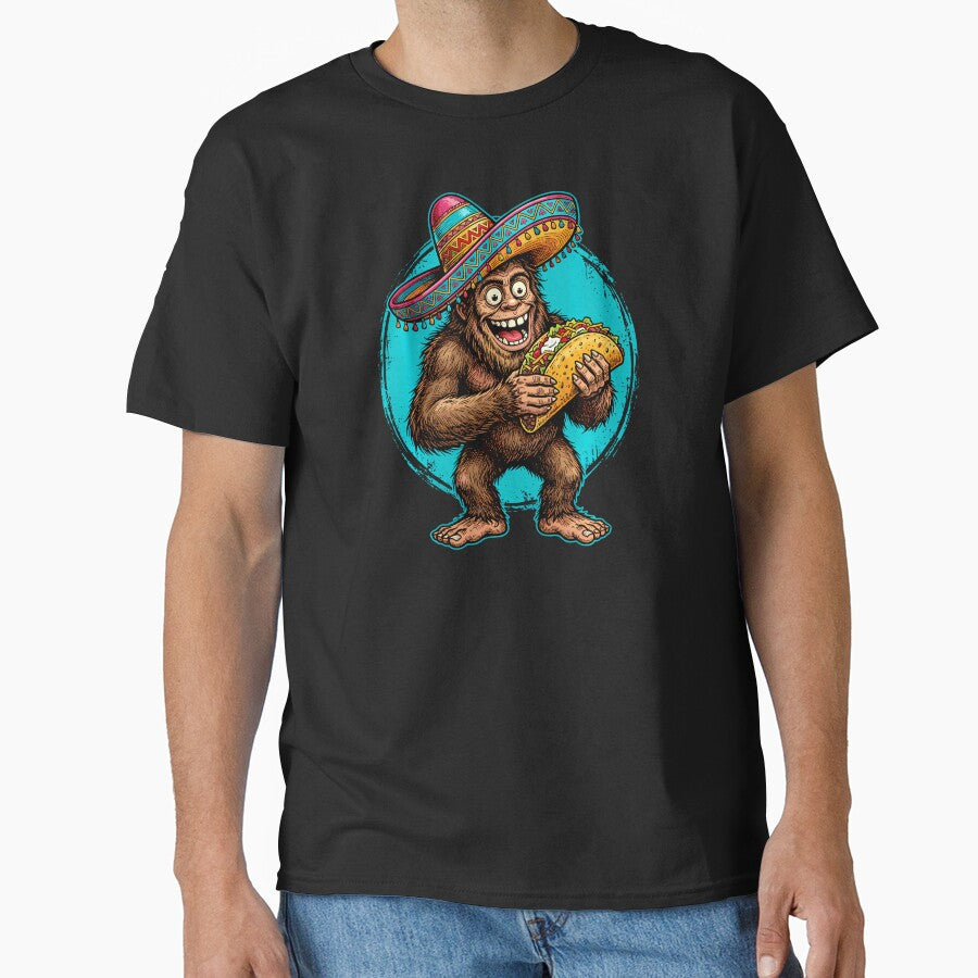 Bigfoot Taco Sombrero Fiesta by irifine