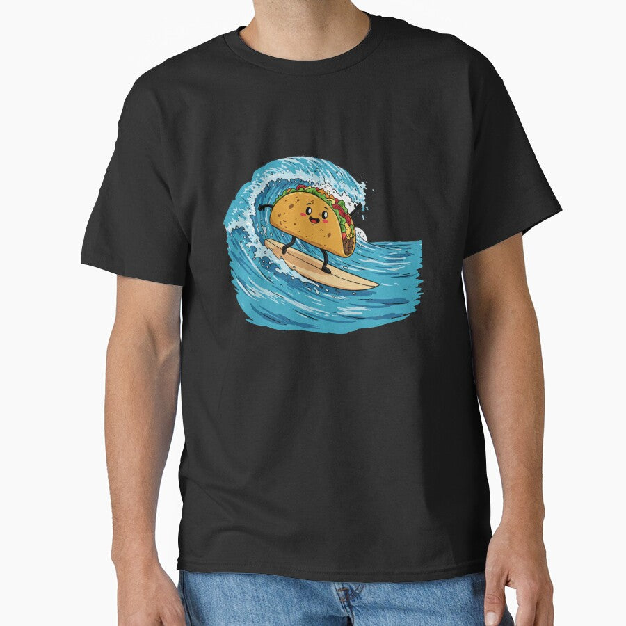 Surfing Taco by TeeARTHY