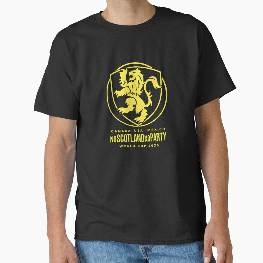 Scotland World Cup 2026 No Scotland No Party T-Shirt_83987455 by gidget-gadget