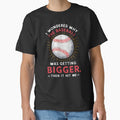 Baseball Dad Joke In Bold White Red Letters by ILOVEART247