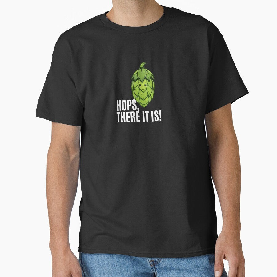 Hops, There It Is! Funny Beer Pun T-Shirt, Hats & Gifts for Craft Beer Lovers by Kaylews_Designs