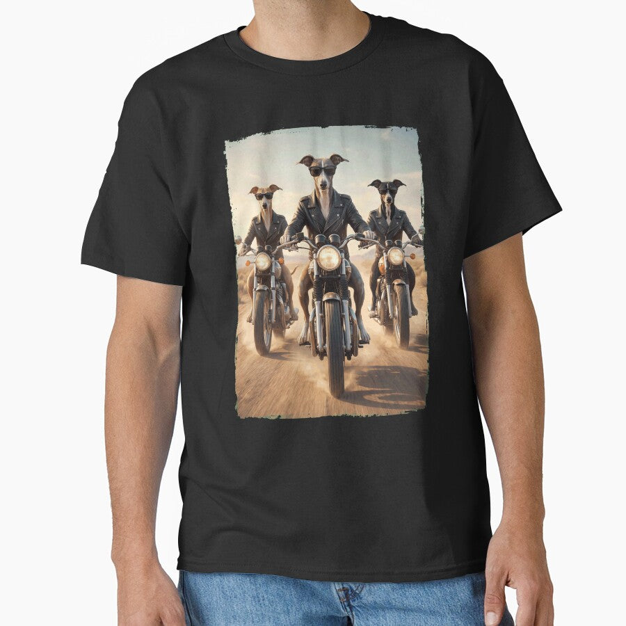 Funny Italian Greyhound Motorcycle Meme Dog Lover by DoodleTortle