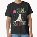 Just A Girl Who Loves Sea lions Flower Women ZooKeeper Gift by mynotn