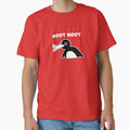 Noot Noot Pingu Meme (Coral Pink BG) by FilipeFerreira