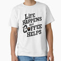 Life happens and coffee helps, dark color by DoceVaga