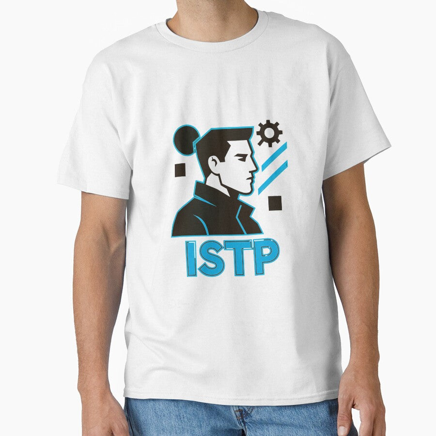 ISTP Personality Abstract Art – MBTI Design (Center Print) by W-Rm