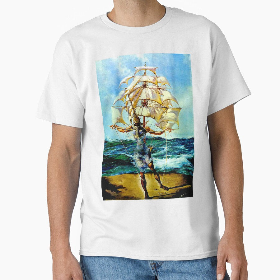 THE SHIP : Vintage Abstract Fantasy Painting Print by posterbobs