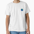 Globe Pocket Patch T-Shirt for Men and Women by AllStarMerch