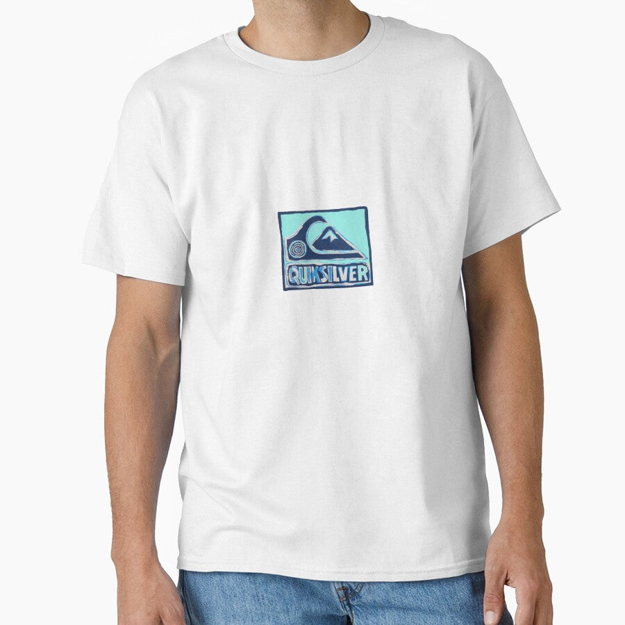 Quiksilver Wave Summer Surf Aesthetic Print by bellasaint