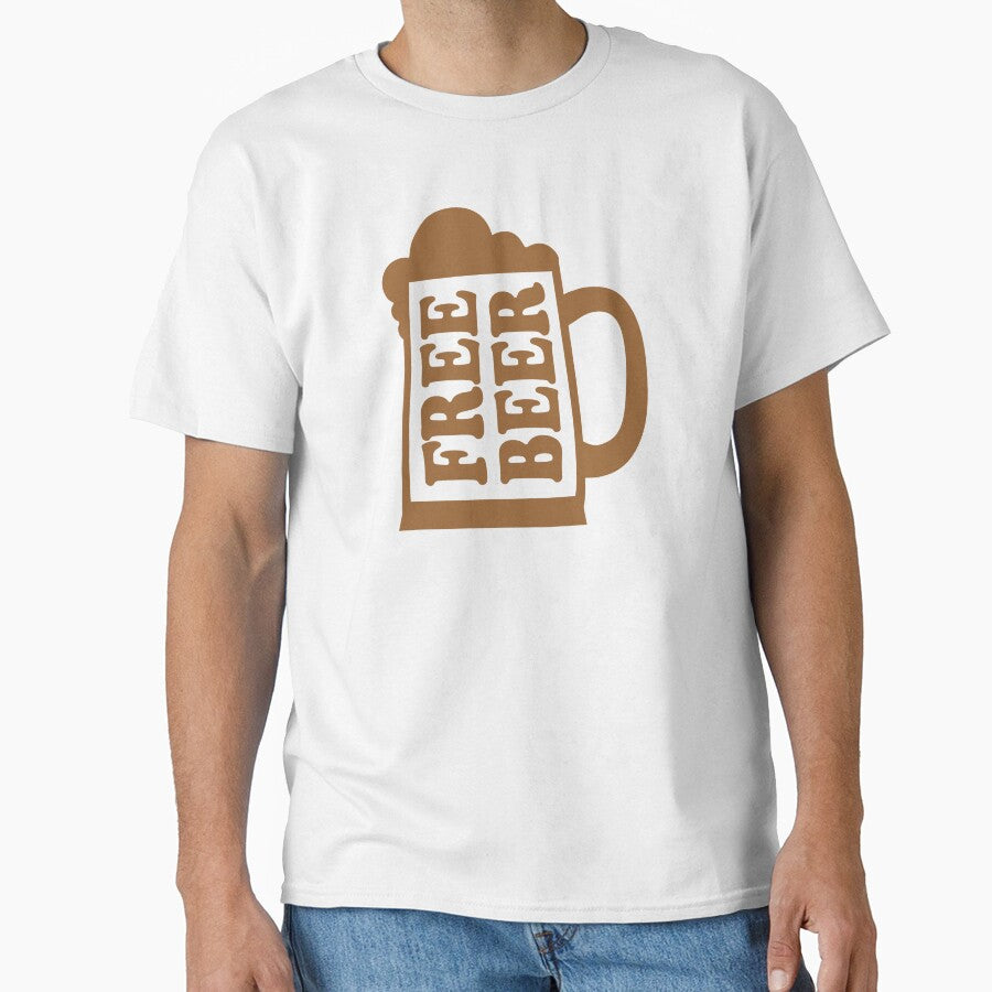 Free Beer - Beer Always a Good Idea - Good Beer Drinker - Beer Break - Native Drunk Beer is made by men wine by god - Beer Lover - Beer Fanatic - Beer is Life by mellinnshirts