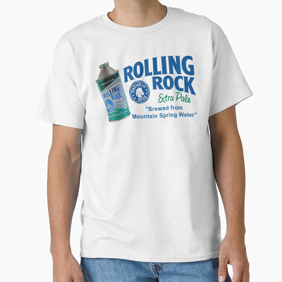 Rolling Rock Beer Cone Top Can Design by pineapplepink