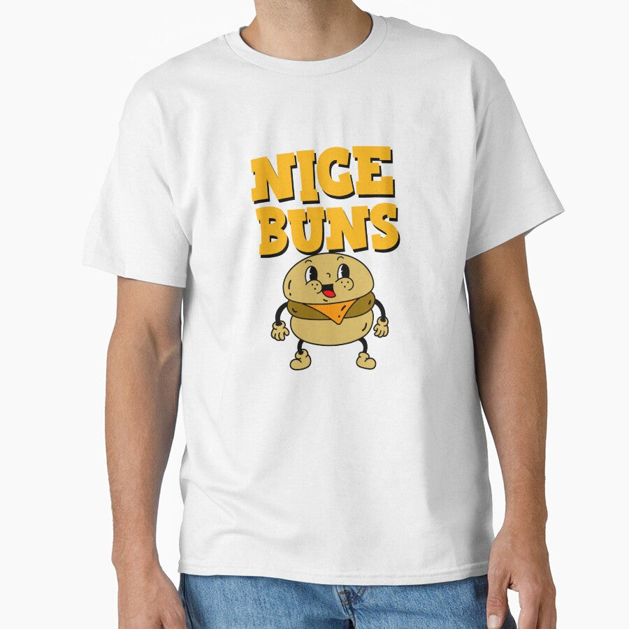 Nice Buns Cheeseburger Burger Lover- by Sartoris Art