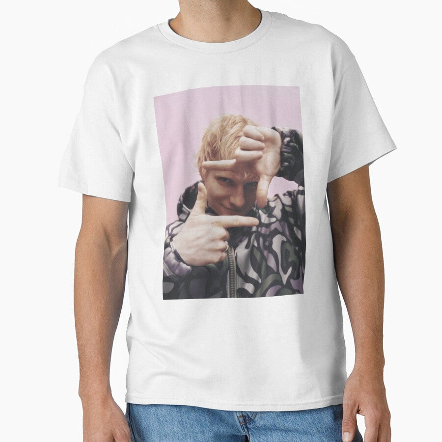Ed Sheeran Pink Hair Portrait Poster by LailaMela